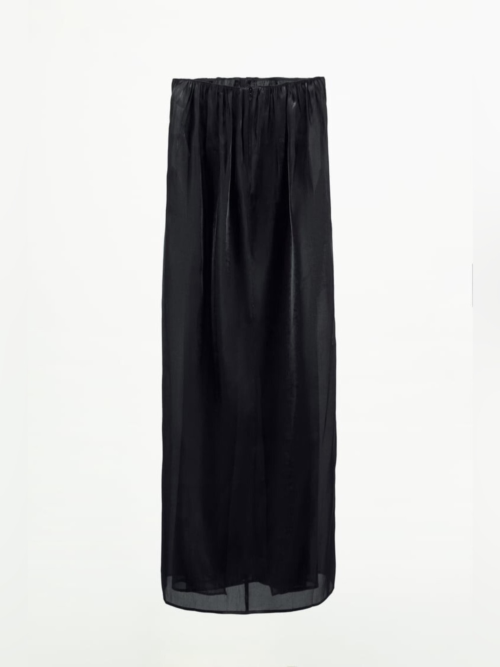 Zara Black Maxi dress with Flowing Silhouette